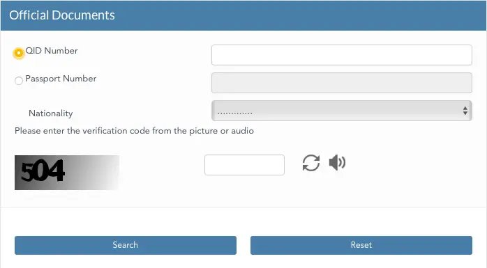 Qatar ID Check