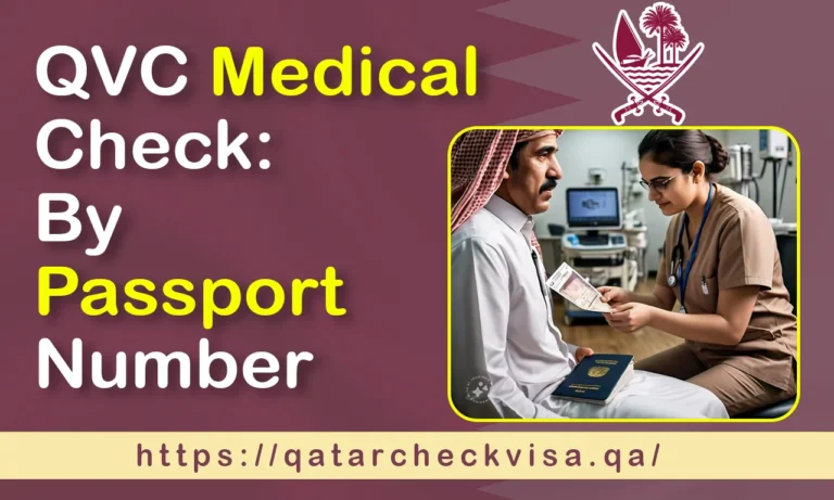 QVC Medical Check: Qatar Medical Check by Passport Number