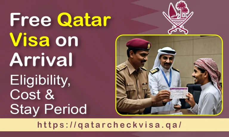 Free Qatar Visa on Arrival Eligibility, Cost & Stay Period